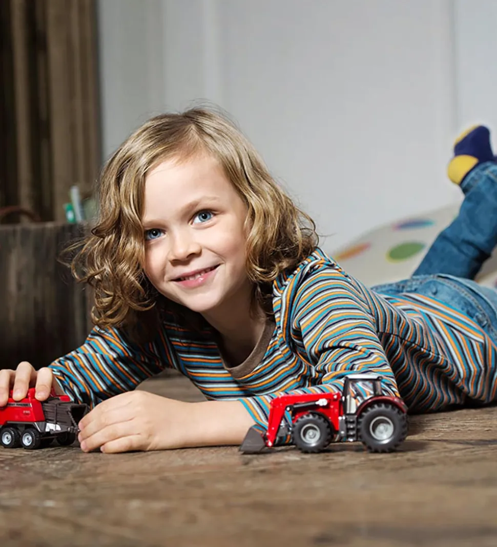 Siku Frontlæsser - Massey Ferguson - 1:50 - Rød