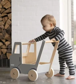 Smallstuff Gåvogn - Lastbil - Blå