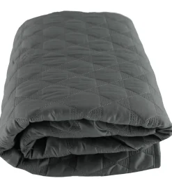 Smallstuff Legetæppe - 100x100 - Quiltet Koksgrå m. Stjerner