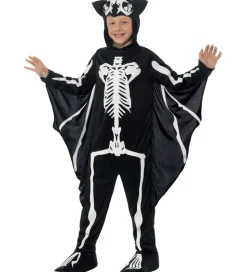Smiffys Udklædning - Bat Skeleton - Sort/Hvid