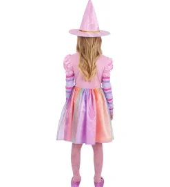 Smiffys Udklædning - Pastel Rainbow Witch - Multifarvet