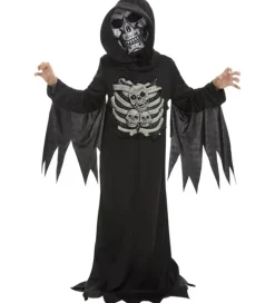 Smiffys Udklædning - Skeleton Reaper - Sort