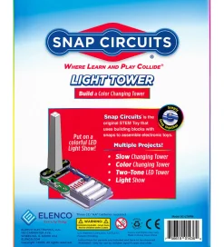 Snap Circuits Light Tower Sæt - Build A Color Changing Tower