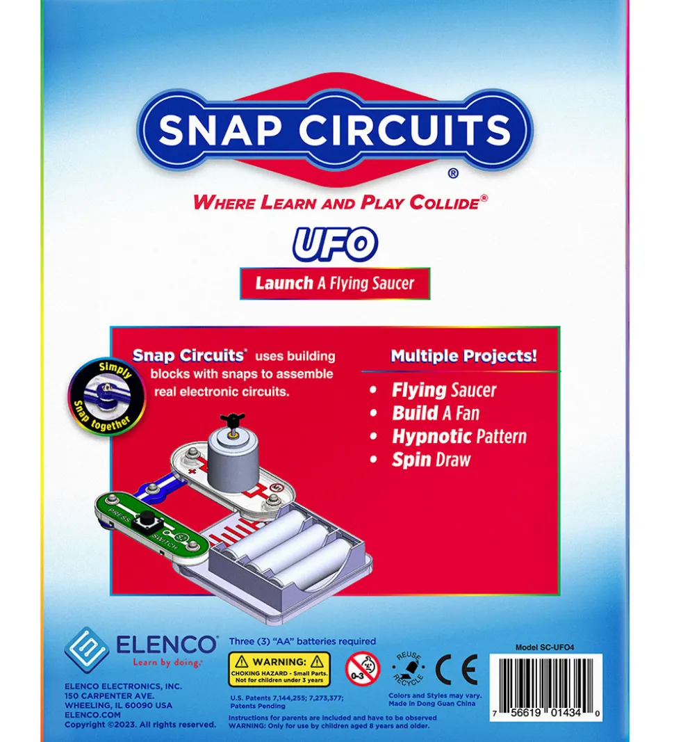 Snap Circuits UFO Sæt - Launch A Flying Saucer