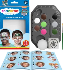 Snazaroo Ansigtsmaling - 12 Dele - Paw Patrol Rocky & Tracker