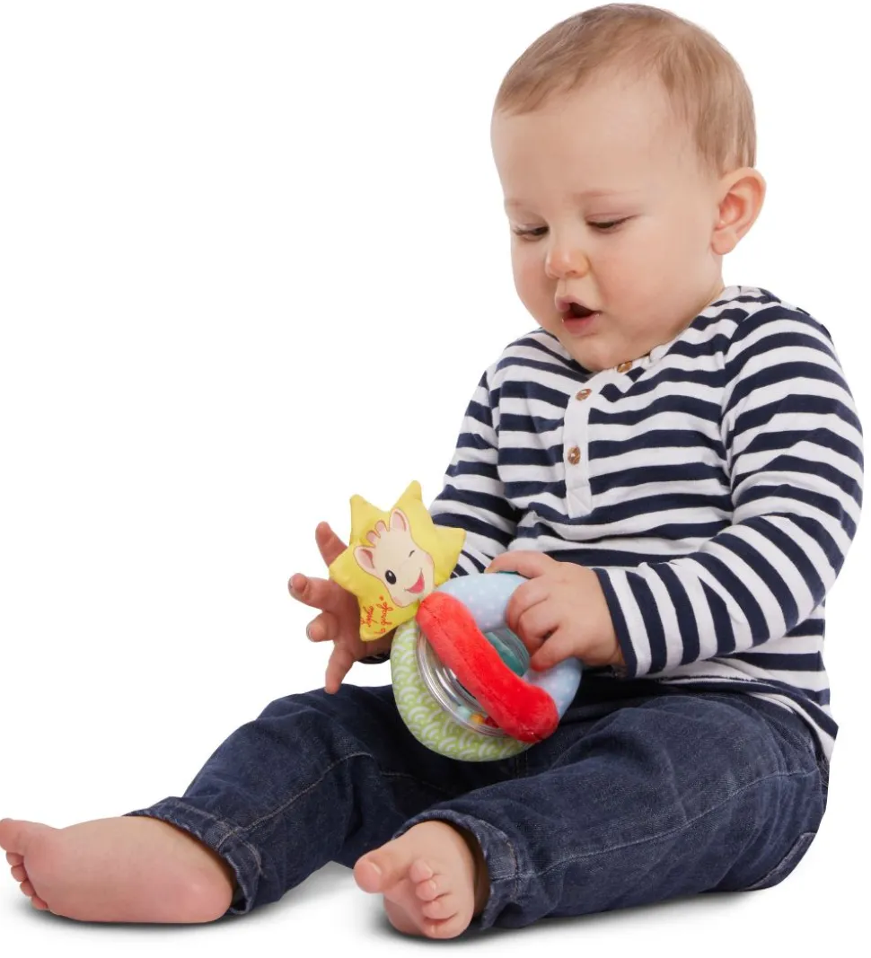 Sophie la Girafe Rangle m. Perler - Multifarvet