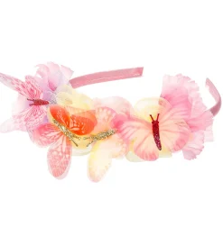 Souza Udklædning - Fe-hårbøjle - Lilyanne - Rosa/Sommerfugle