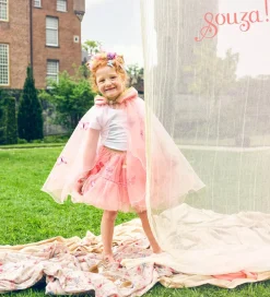 Souza Udklædning - Fe-nederdel - Lilyanne - Rosa/Sommerfugle