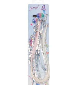 Souza Udklædning - Havfrue-hårklemmer m. Hår - Jody - 2 Stk.