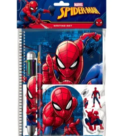 Spiderman Skrivesæt m. Multicolor Pen