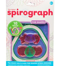 Spirograph Tegnesæt - 10 dele - Value - Fun Shapes