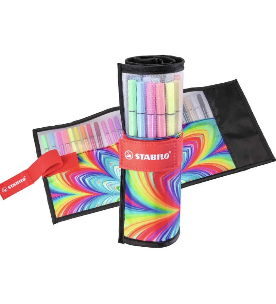 Stabilo Tuscher m. Penalhus - Pen 68 Arty - 25 stk - Multifarvet