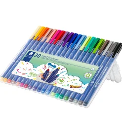 Staedtler Tuscher - 20 stk - Triplus Fibre-tip Pen - 1,0 mm