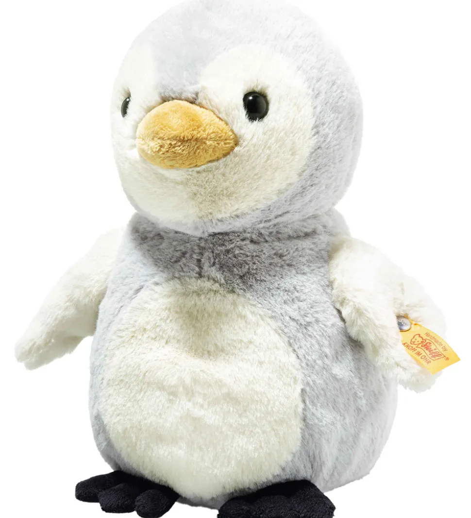Steiff Bamse - 21cm - Lio Penguin - Lysegrå