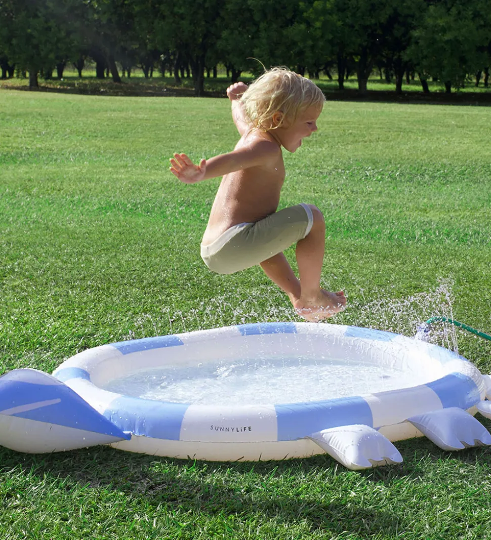 SunnyLife Sprinklermåtte - 158x132 cm - Into The Wild - Blue