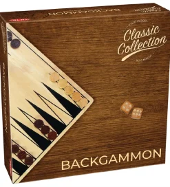 TACTIC Brætspil - Backgammon - Classic Collection - Træ