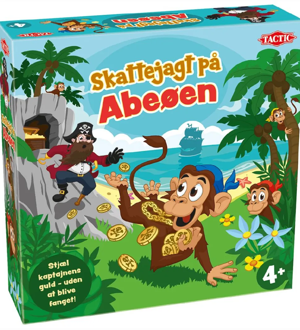 TACTIC Brætspil - Skattejagt På Abeøen - Dansk