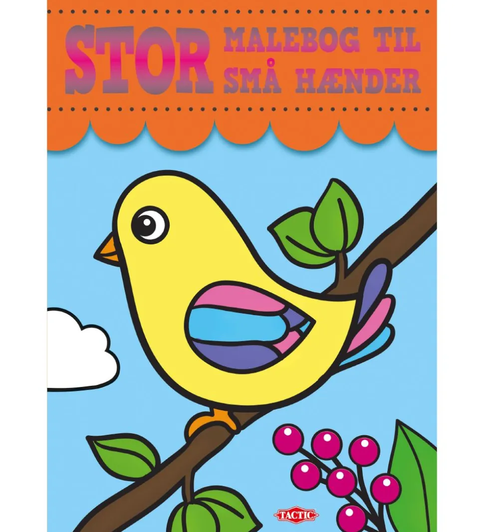 TACTIC Malebog - Stor Malebog Til Små Hænder