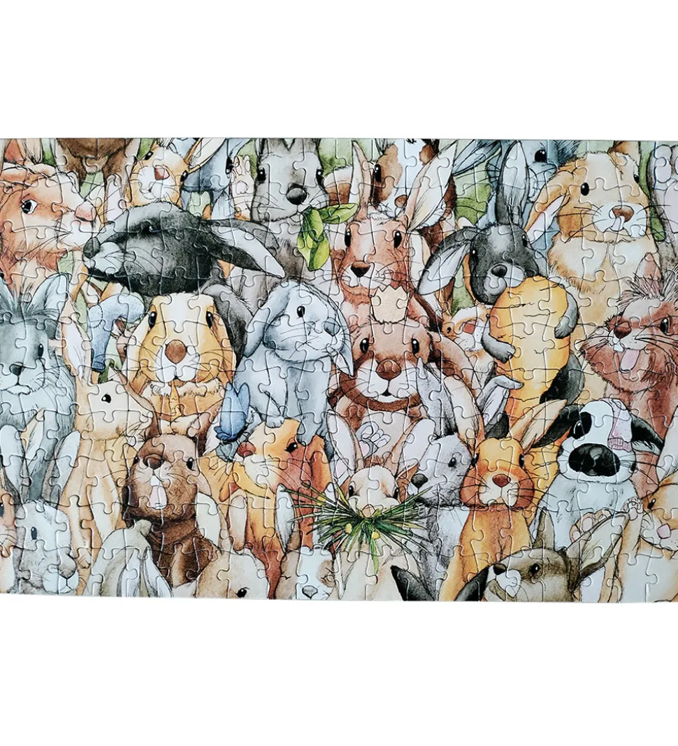 TACTIC Puslespil - 200 Brikker - 43x29 cm - Kaniner