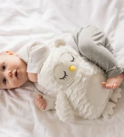 Teddykompaniet Varmepude - Ugle - Hvid - 23 cm