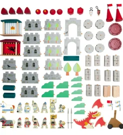 Tender Leaf Trælegetøj - Det Kongelige Slot - Stort Legesæt