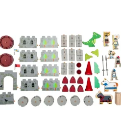 Tender Leaf Trælegetøj - Drageborg - Legesæt