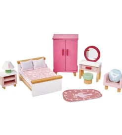 Tender Leaf Trælegetøj - Dukkehusmøbler - Soveværelse