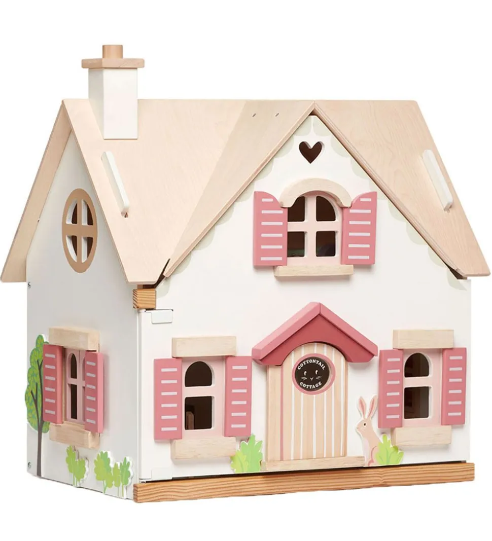 Tender Leaf Trælegetøj - Dukkehus Med Møbler