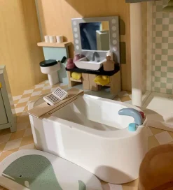 Tender Leaf Trælegetøj - Dukkehusmøbler - Badeværelse