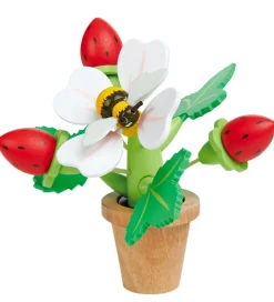 Tender Leaf Trælegetøj - Jordbær I Potte