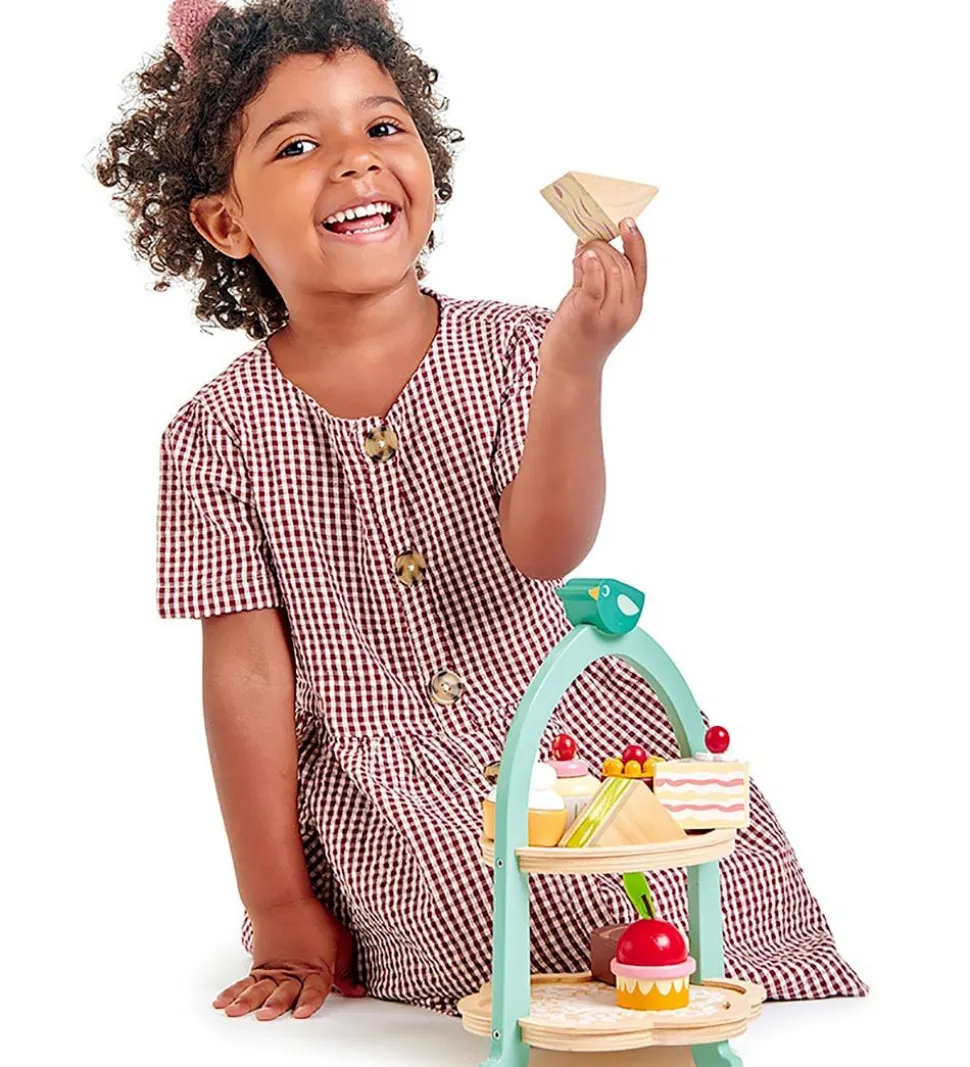 Tender Leaf Trælegetøj - Snackopsats - 9 Dele - Fugl