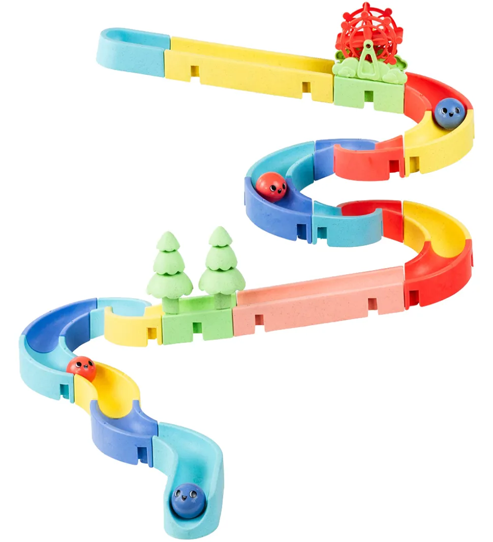 Tiger Tribe Badelegetøj - Marble Run Waterslide - ECO - 35 Dele