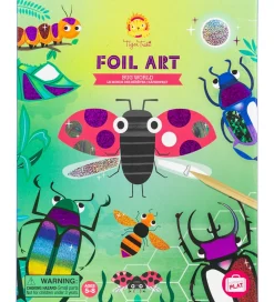 Tiger Tribe Kreasæt - Foil Art - Bug World