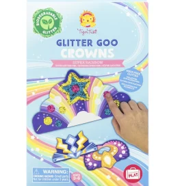 Tiger Tribe Kreasæt - Glitter Goo Crowns - Super Rainbow