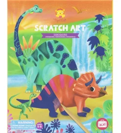 Tiger Tribe Skrabekort - 8 Stk. - Dinosaur