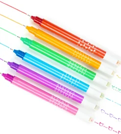 Tiger Tribe Tuscher - Roller Pattern Pens - 6 stk