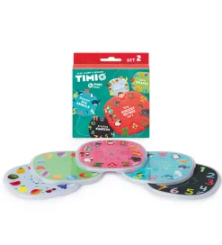 TIMIO Disksæt 2 - Børnesange, Havdyr, Tal, Former og Frugt