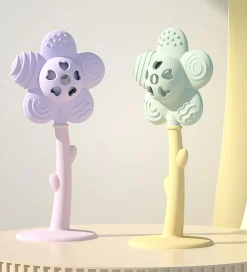 Tiny Tot Bidering - Flower - Sage/Gul