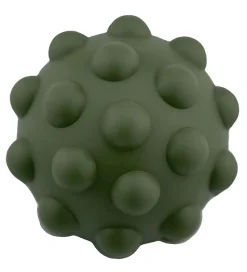 Tiny Tot Bold - Sensory Silicone Fidget Ball - 10 cm - Armygrøn