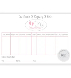 Tiny Treasures Dukke m. Brun Hår - Blue Bear Dukke