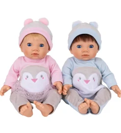 Tiny Treasures Dukker - Tvillinger - Baby Penguin Set
