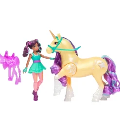Unicorn Academy Legetøjsfigurer - Ava & Plant Magic Leaf