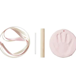 Vanilla Copenhagen Hånd- og Fodaftryk sæt m. Bånd - Rosa