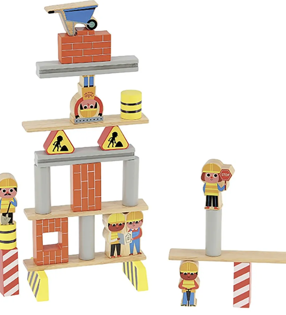 Vilac Balancespil - Træ - 27 Dele - Byggepladsen