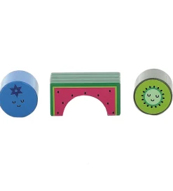 Vilac Klodser m. Lyd - Træ - 11 Dele - Frugt og Grøntsager