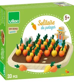Vilac Spil - Solitaire - Gartnerens Grøntsager