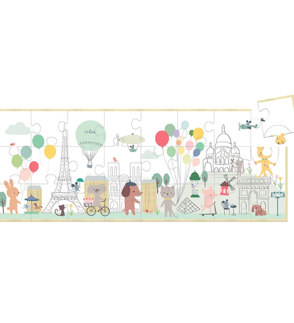 Vilac Træpuslespil - 24 Brikker - Paris