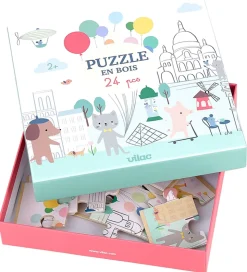 Vilac Træpuslespil - 24 Brikker - Paris