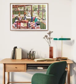 Vissevasse Puslespil - 1000 Brikker - Cosy Kitchen